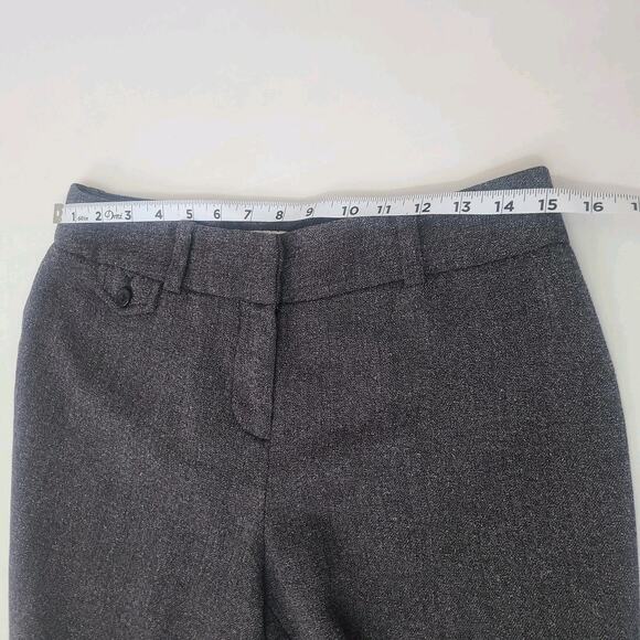 Jones New York Womens Pants Slacks Heathered Black Grey Sz 6 - Picture 8 of 10
